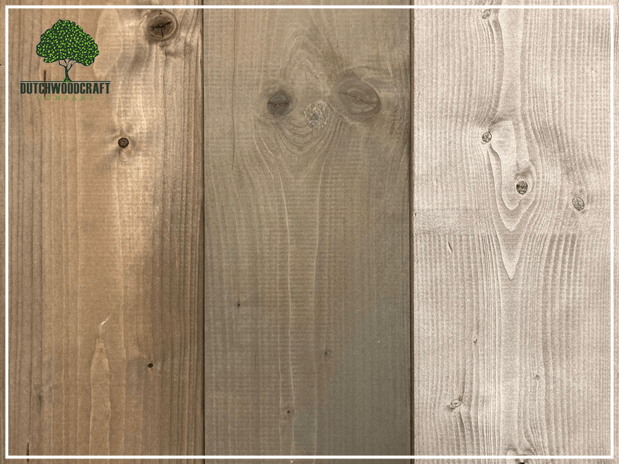 Wood treatment with stain
